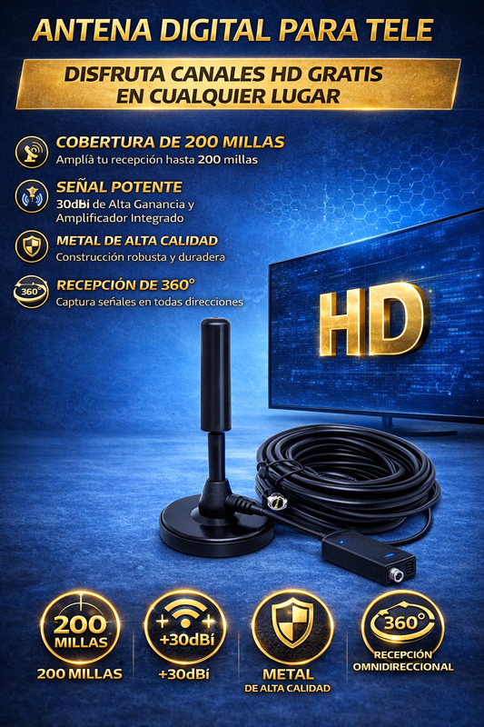 Antena digital hd tv