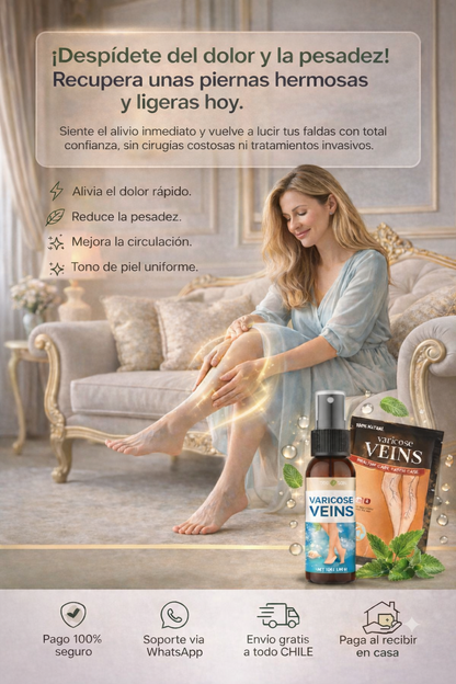 KIT VARICES SPRAY + 12 PARCH🌿